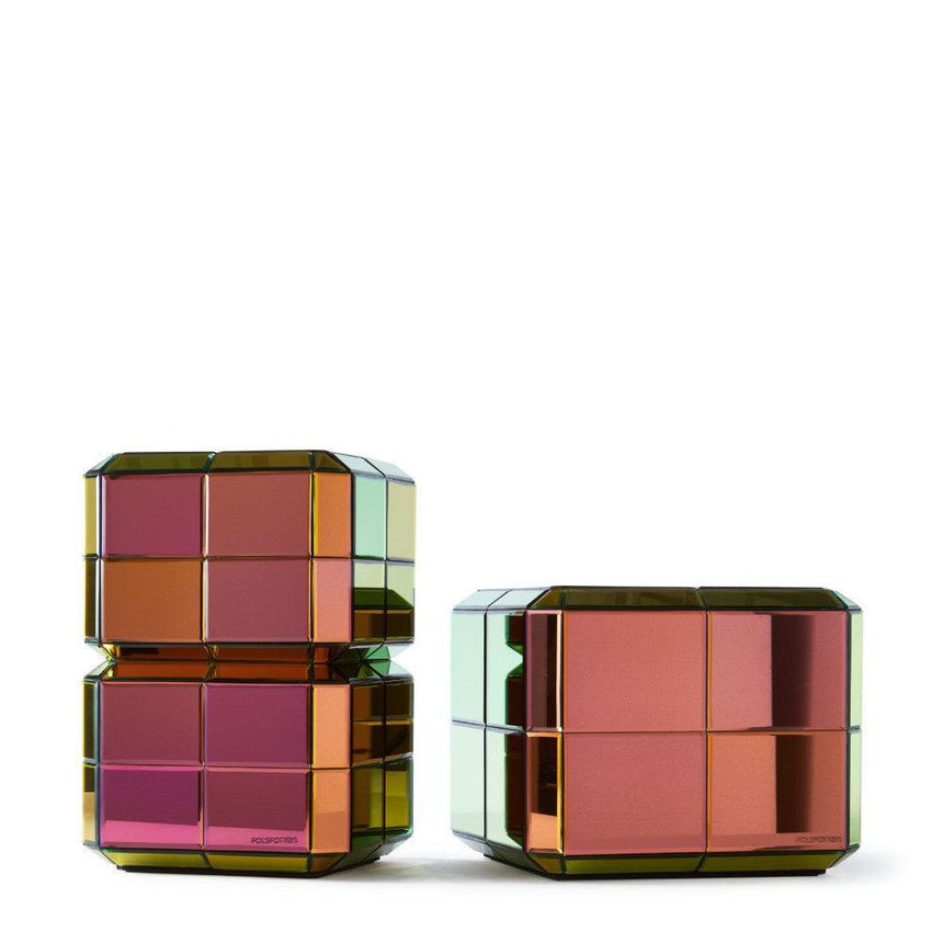 Pixel üveg dohányzóasztal