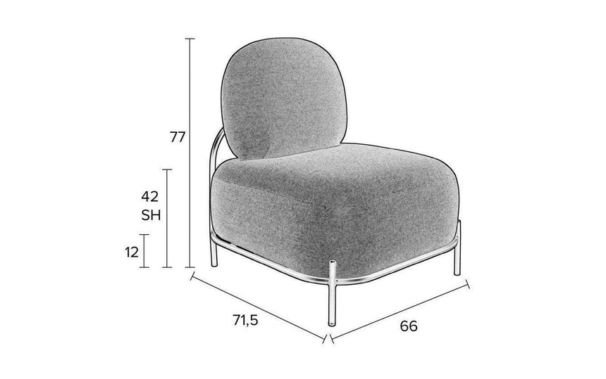 Polly szövet fotel-7