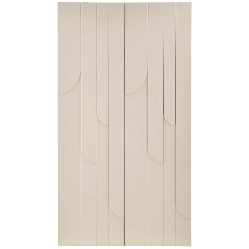 Rain wooden cabinet with clothes hangers