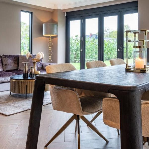 Ironville márvány dohányzóasztal Ø90 - Dutch Home