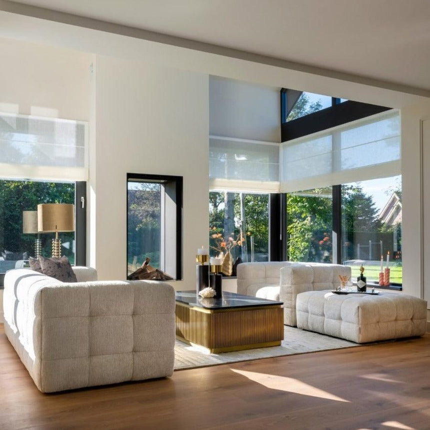 Ironville márvány dohányzóasztal 140x80 - Dutch Home