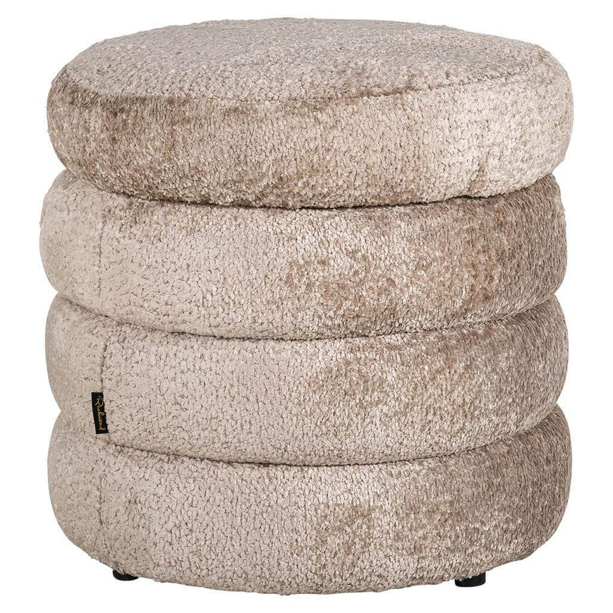 Adele szövet puff Ø50 - Dutch Home