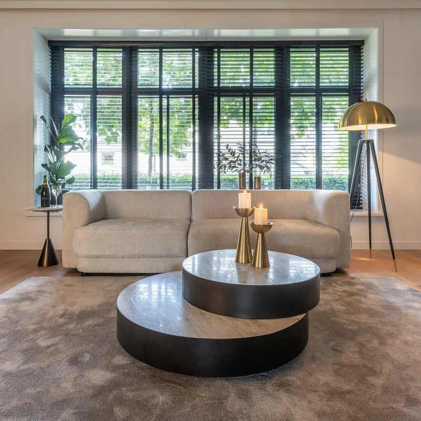 Avalon mészkő dohányzóasztal - Dutch Home