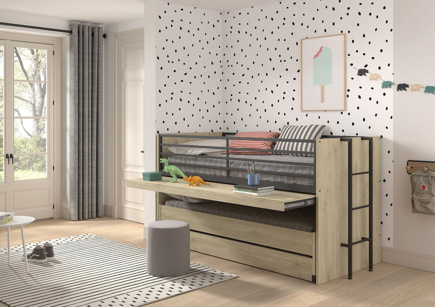 SAM wooden bunk bed