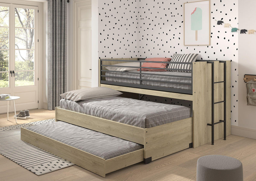 SAM wooden bunk bed