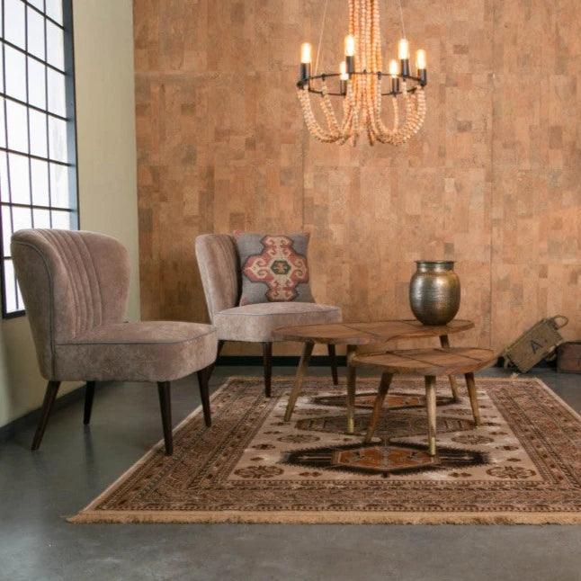 Sham fa dohányzóasztal szettben