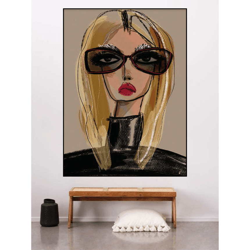 She knows dizájn vászonkép - Dutch Home