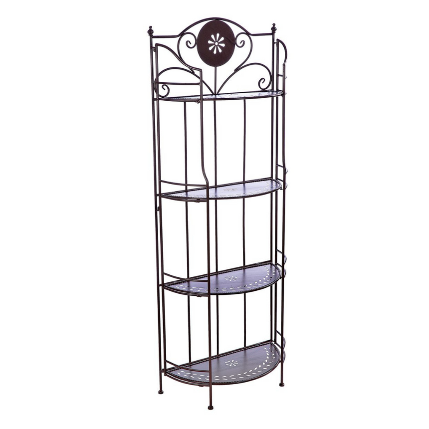 Fiore fém kerti polc