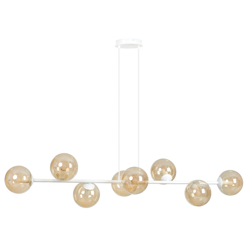 Rossi 8 WH fém függőlámpa