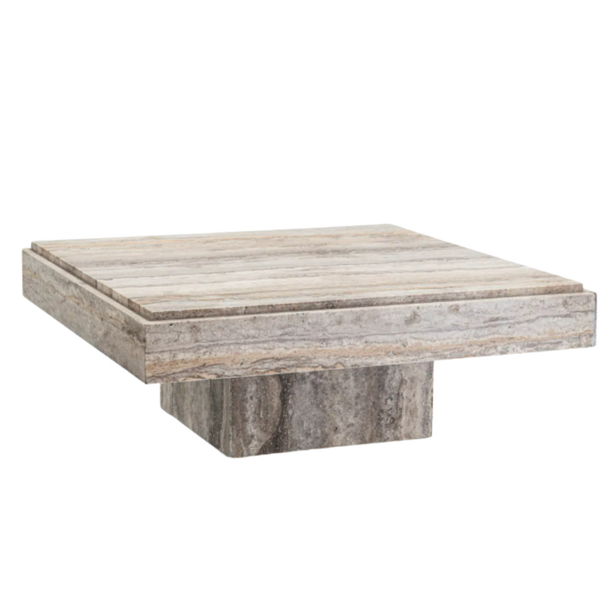 Sartoria limestone coffee table