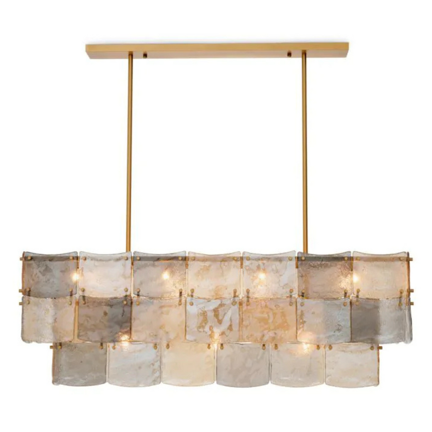 Laurent glass chandelier