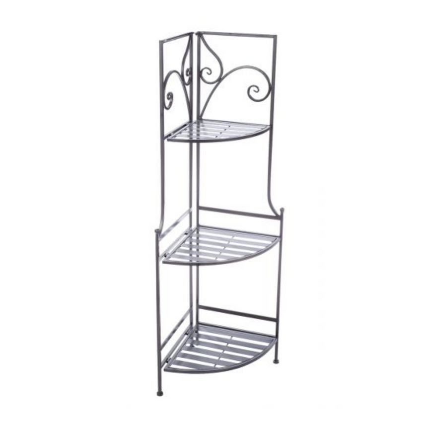 Stripes metal garden shelf 121