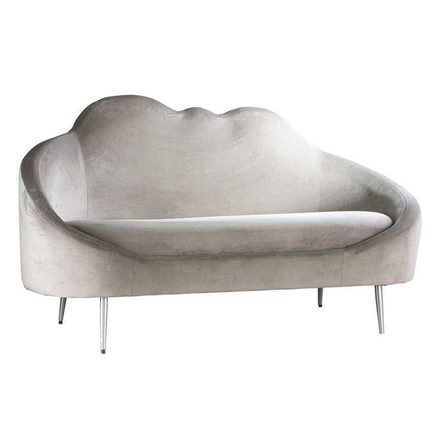Cloud 2-seater velvet sofa