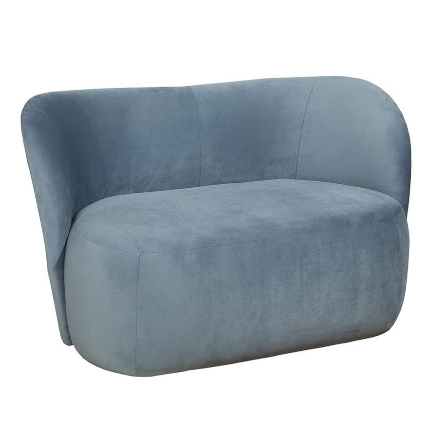 Vienna 1.5-seater velvet sofa