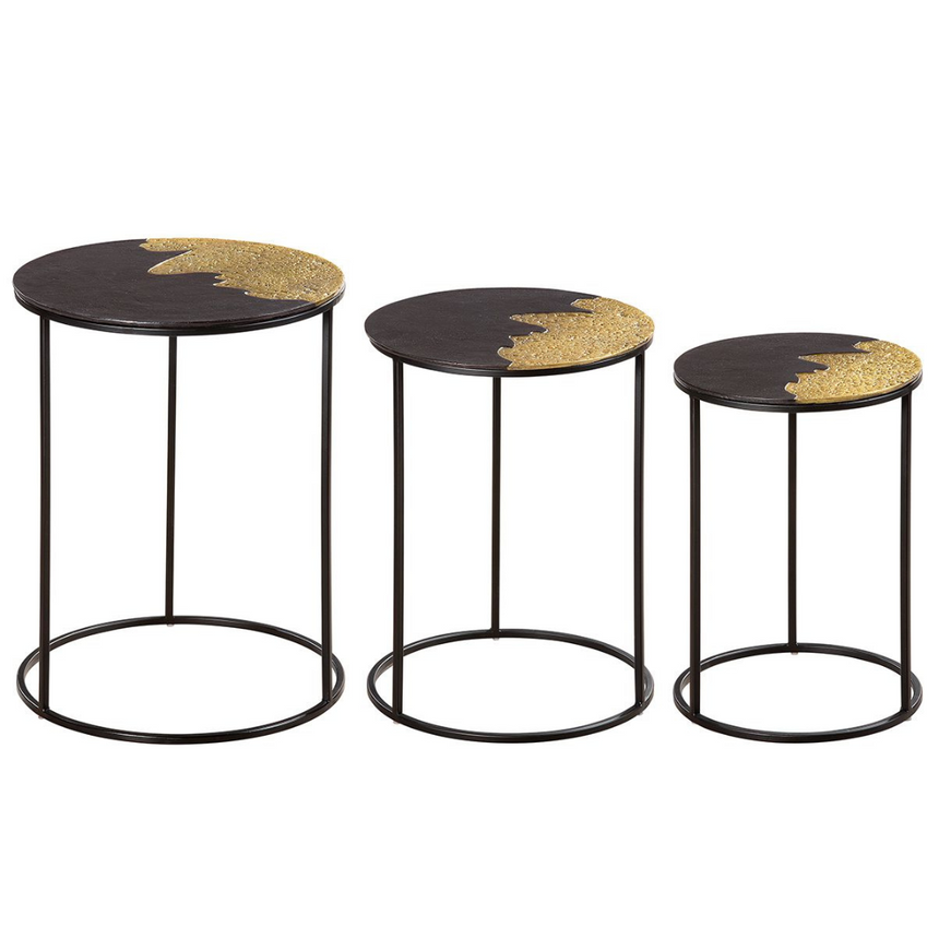 Loro metal storage table set