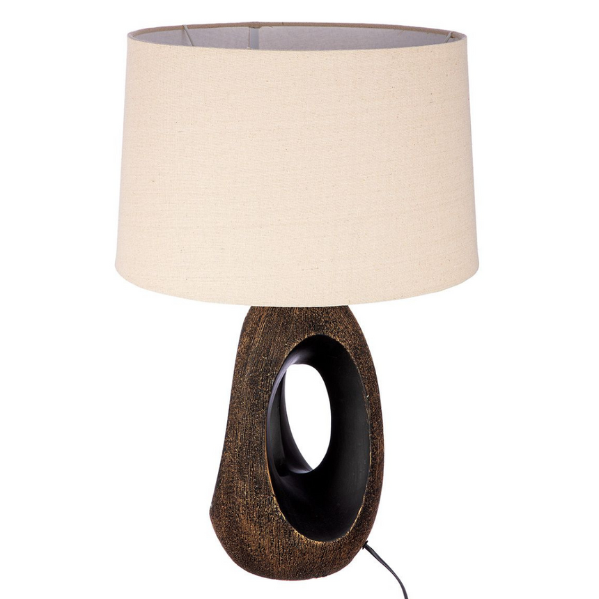 Monkey resin table lamp 34cm