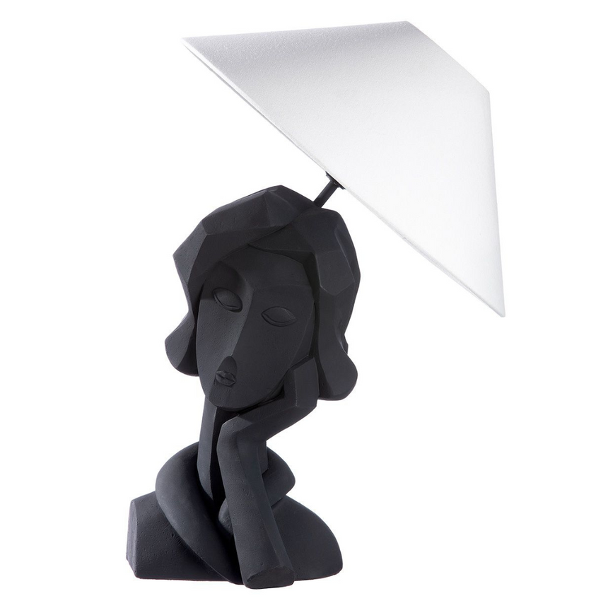 Woman műgyanta asztali lámpa