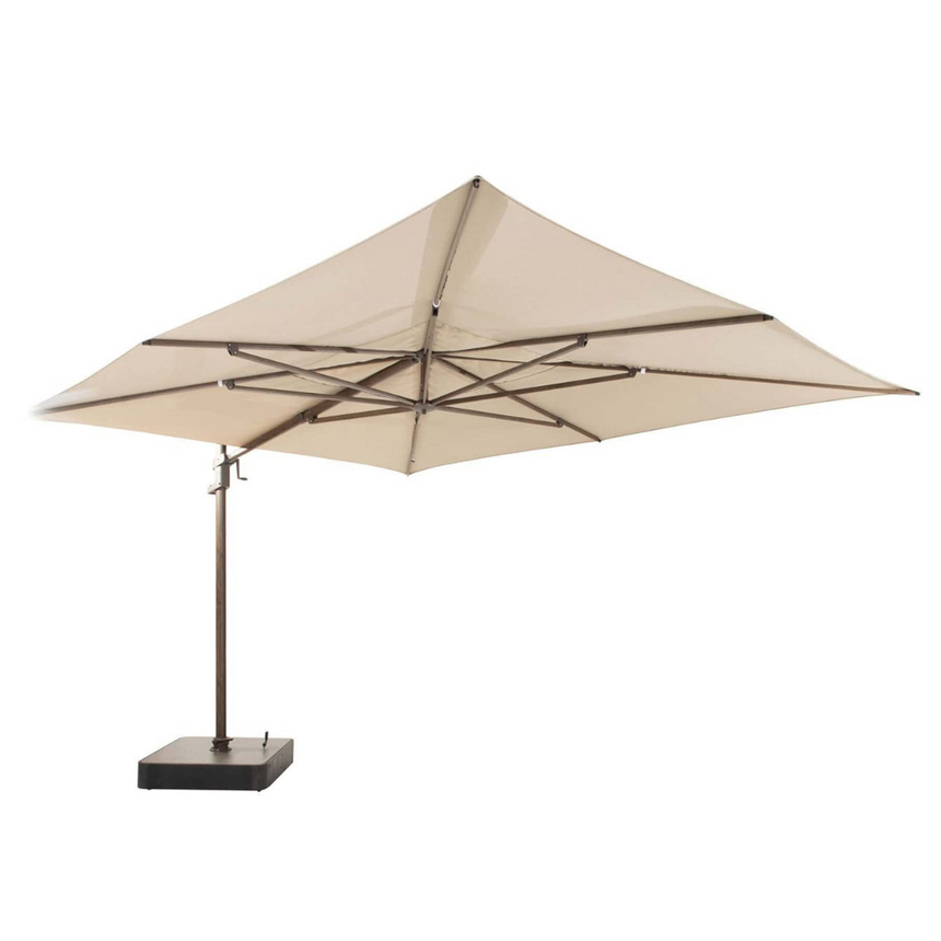 Finca szövet napernyő világosbarna lábbal