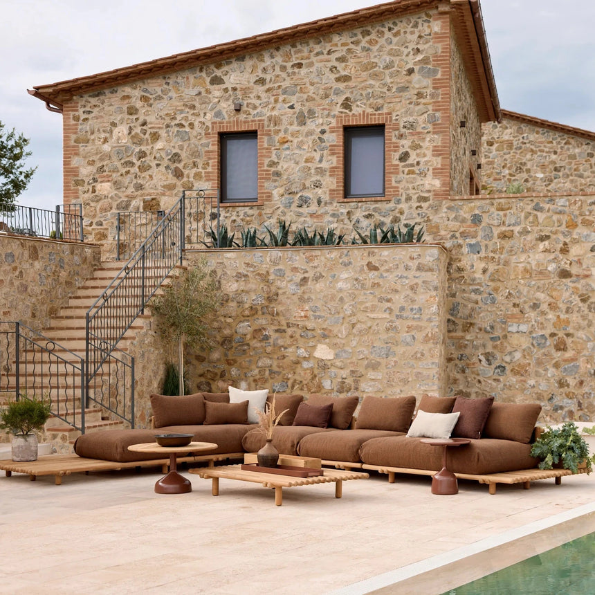 Sticks fa kerti dohányzóasztal