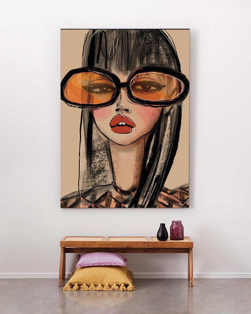 Sunny Orange dizájn vászonkép - Dutch Home