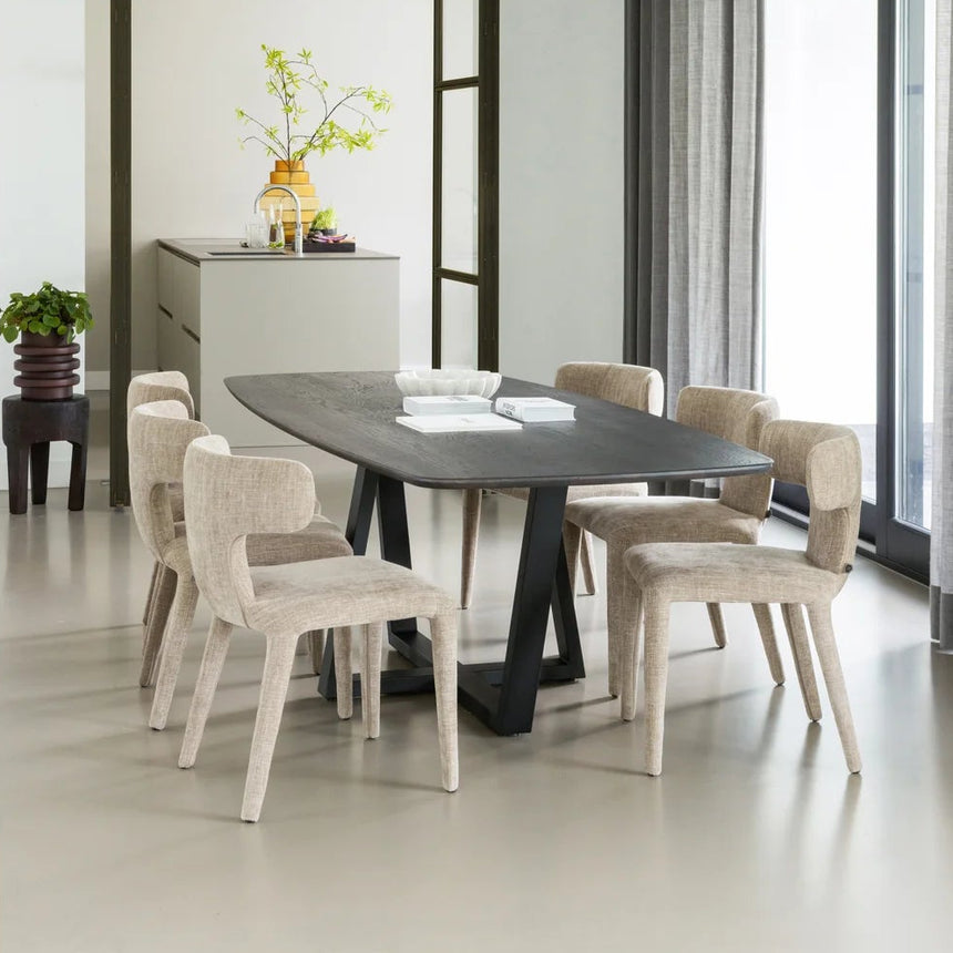 Tablo Drenthe fa étkezőasztal 220x100