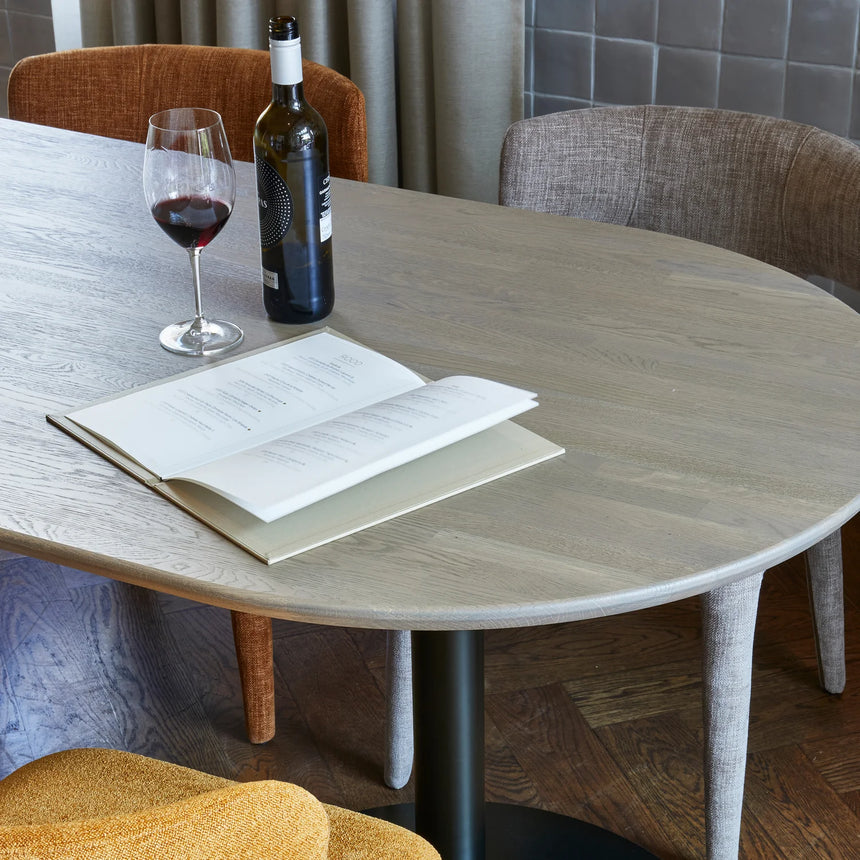 Tablo Oval fa étkezőasztal 220x90