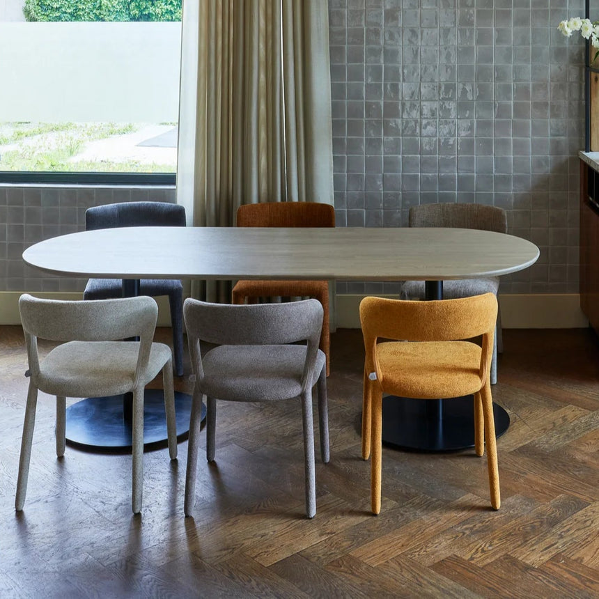 Tablo Oval fa étkezőasztal 220x90