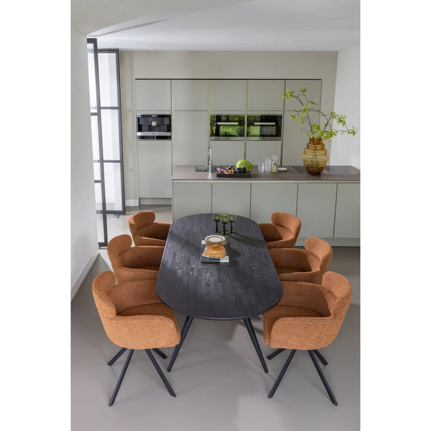 Tablo Conical fa étkezőasztal 220x90