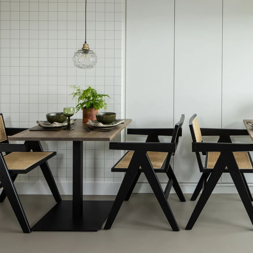 Tablo fa étkezőasztal 80x80