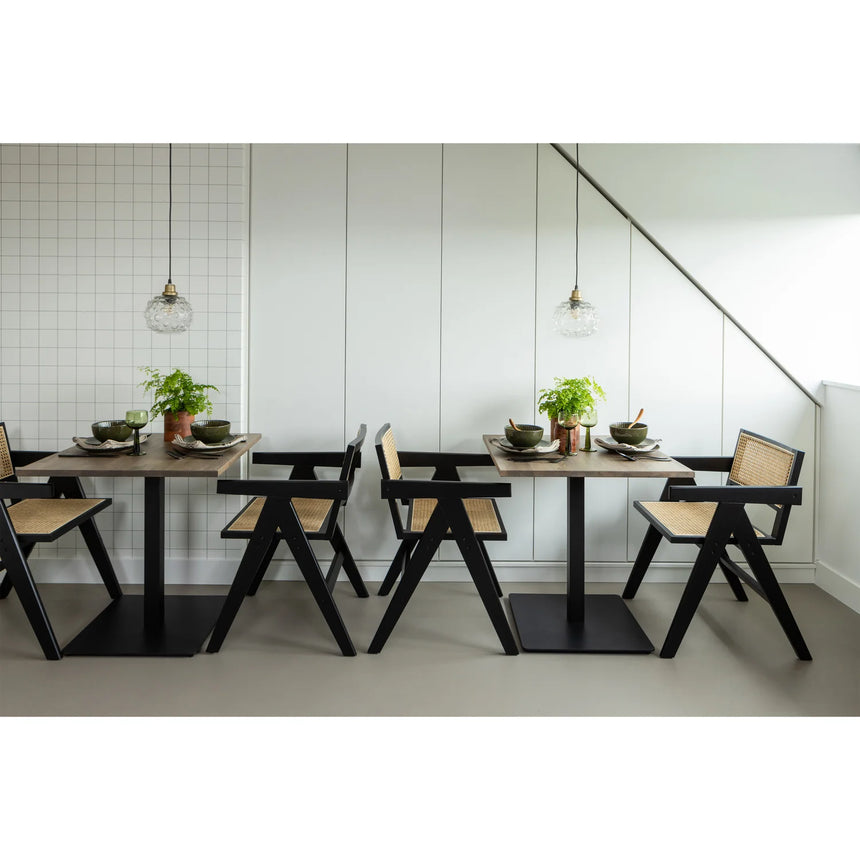 Tablo fa étkezőasztal 80x80