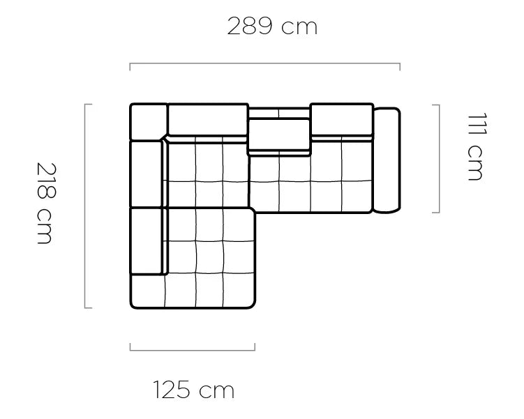 Tempo L balos sarokkanapé