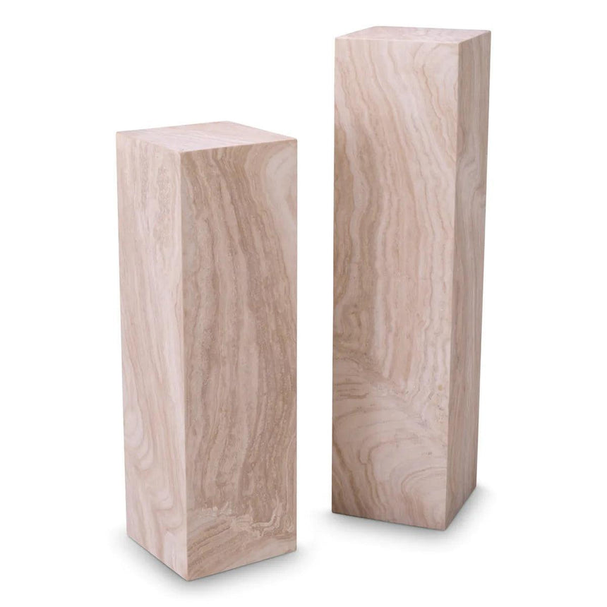 Lucca limestone column low