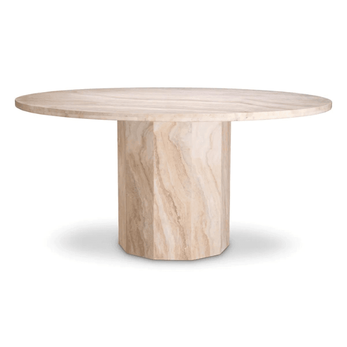 Florence limestone dining table