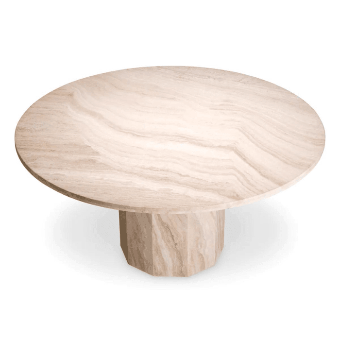 Florence limestone dining table
