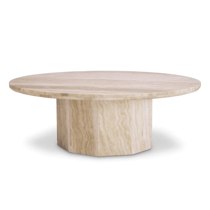 Florence limestone coffee table