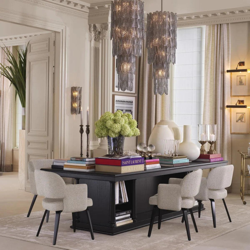 Sahure glass chandelier 123cm