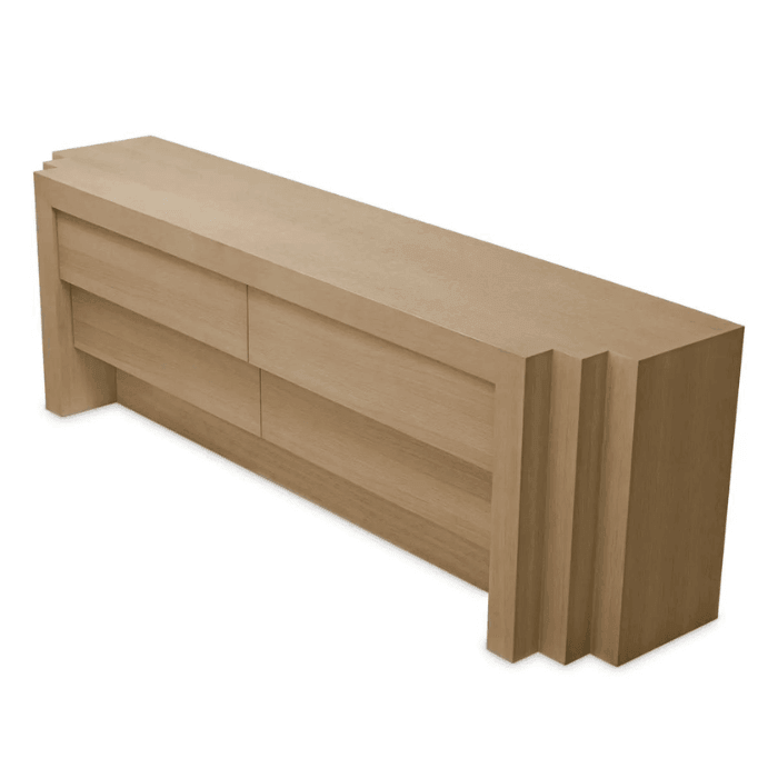 Metropolitan wooden chest of drawers 220.5x70