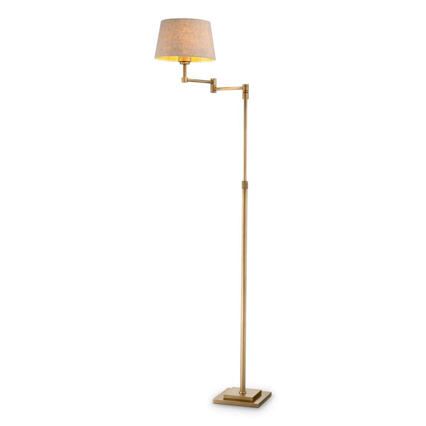 Corbin fabric floor lamp
