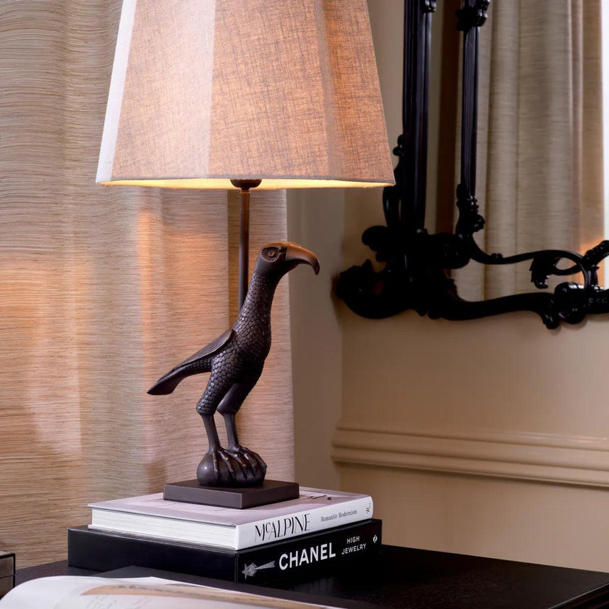 Falcon metal table lamp