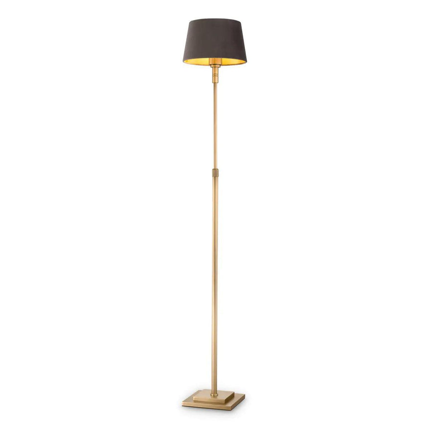 Tryon velvet floor lamp