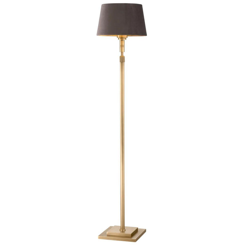 Tryon velvet floor lamp