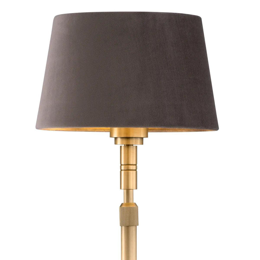 Tryon velvet floor lamp