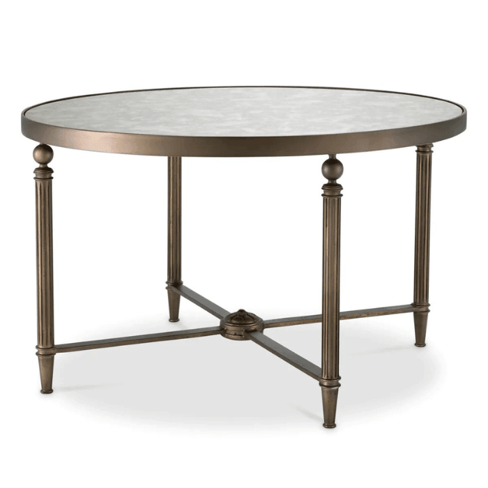 Bowery Antique Mirror Glass Coffee Table