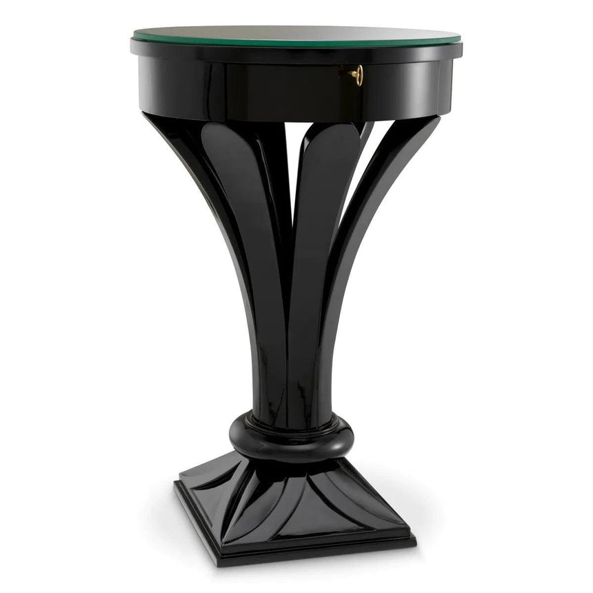 Aswan glass side table