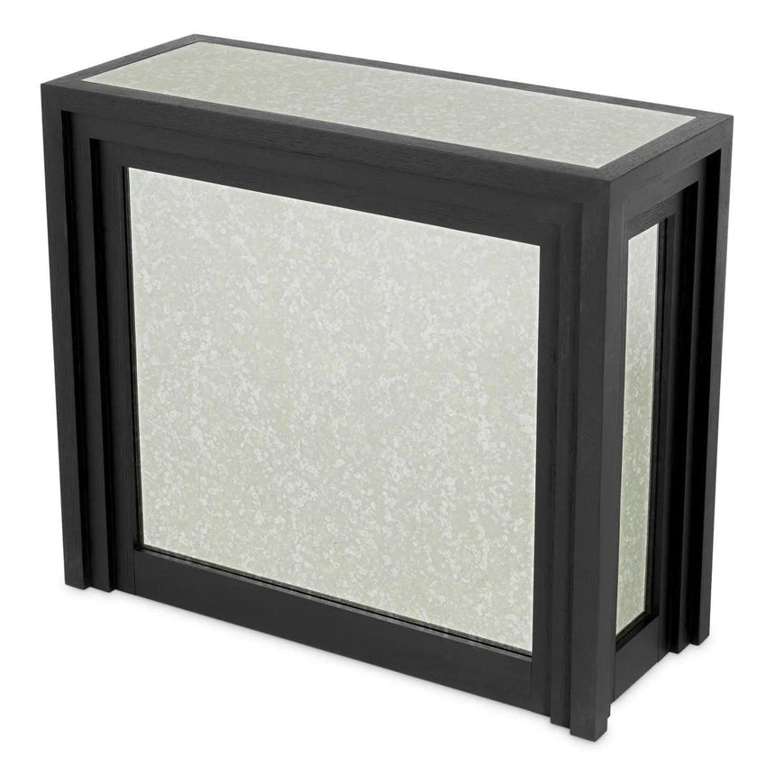 Metropolitan antique mirror glass bar counter