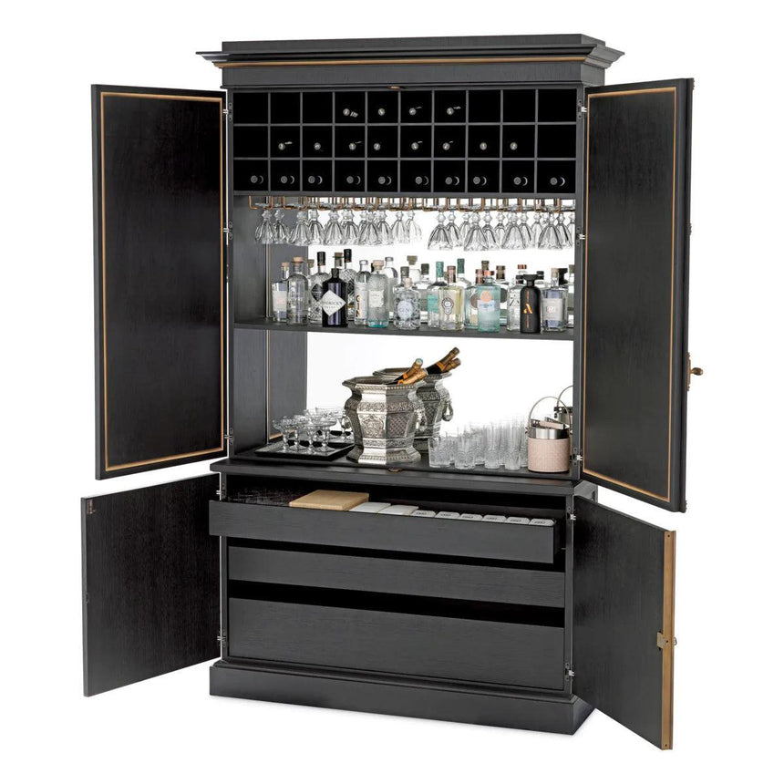 Kellam wooden bar cabinet