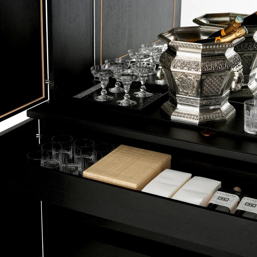 Kellam wooden bar cabinet