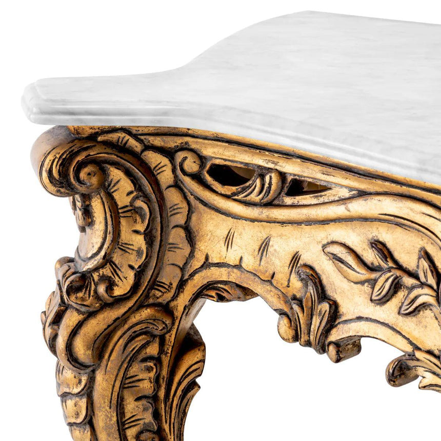 Rococo marble console table