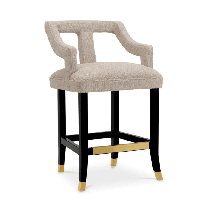 Roumier szövet alacsony bárszék