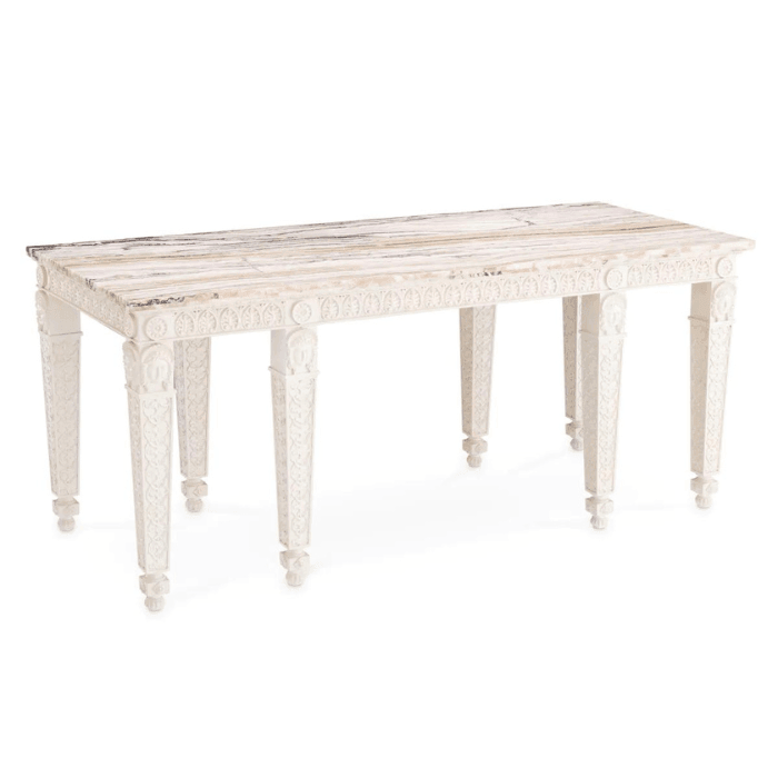 Croome Court Marble Console Table
